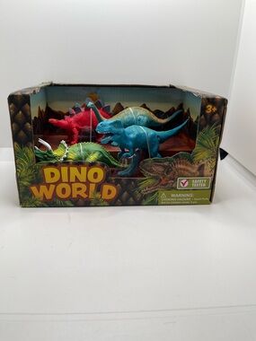 Jurassic World Animal Kingdom Dino World Set of 4 Dinosaurs New